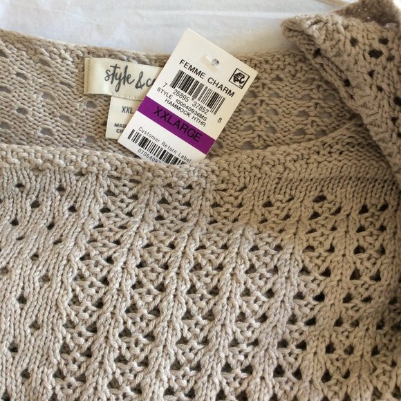 Style & Co Fem Charm Sweater 221E - Picture 6 of 7